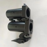 30mm tubo di carbonio piegatura orizzontale parte macchina braccio Base tubo piatte morsetto per multirotore agricolo Drone
